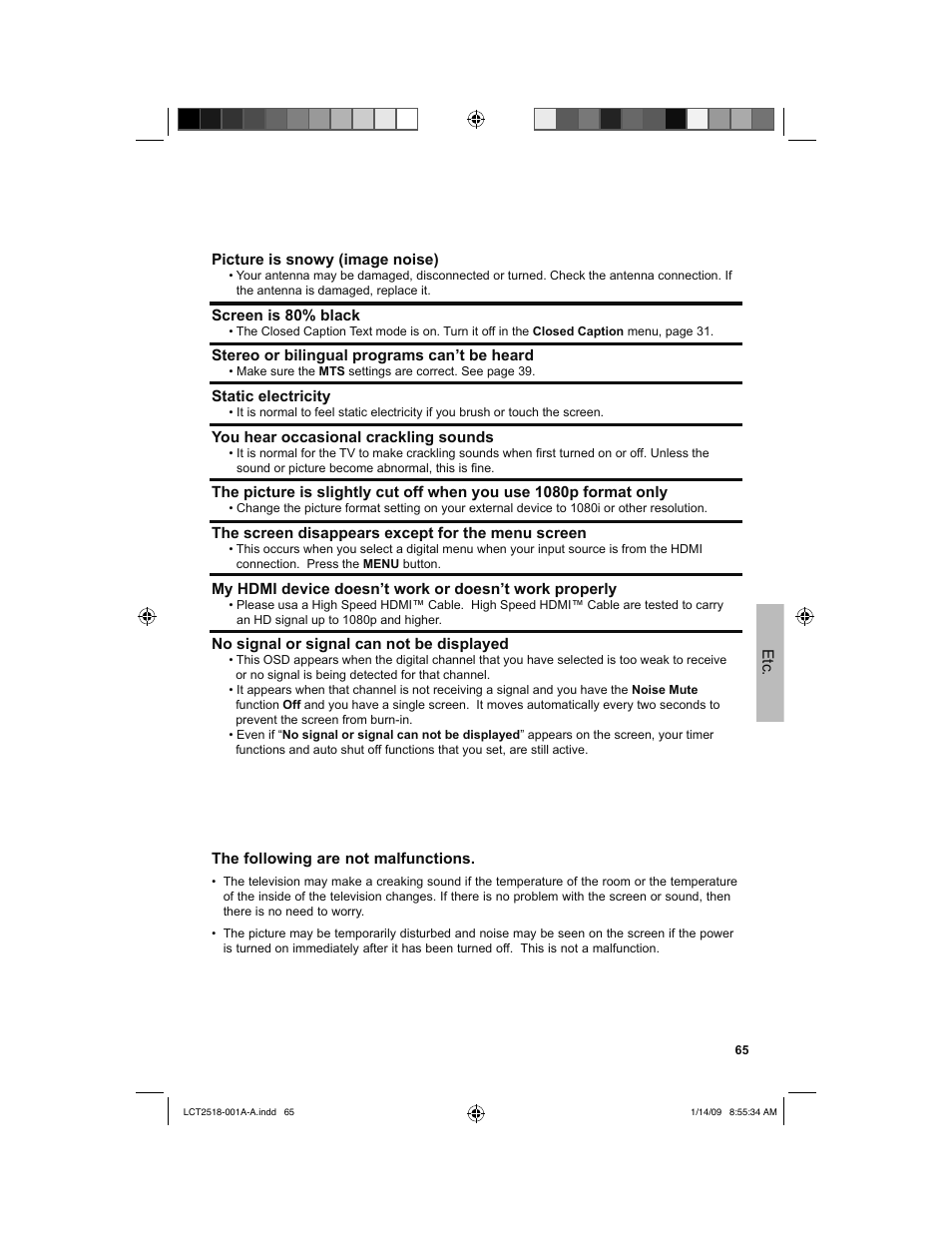 JVC 1208TSH-II-IM User Manual | Page 65 / 68