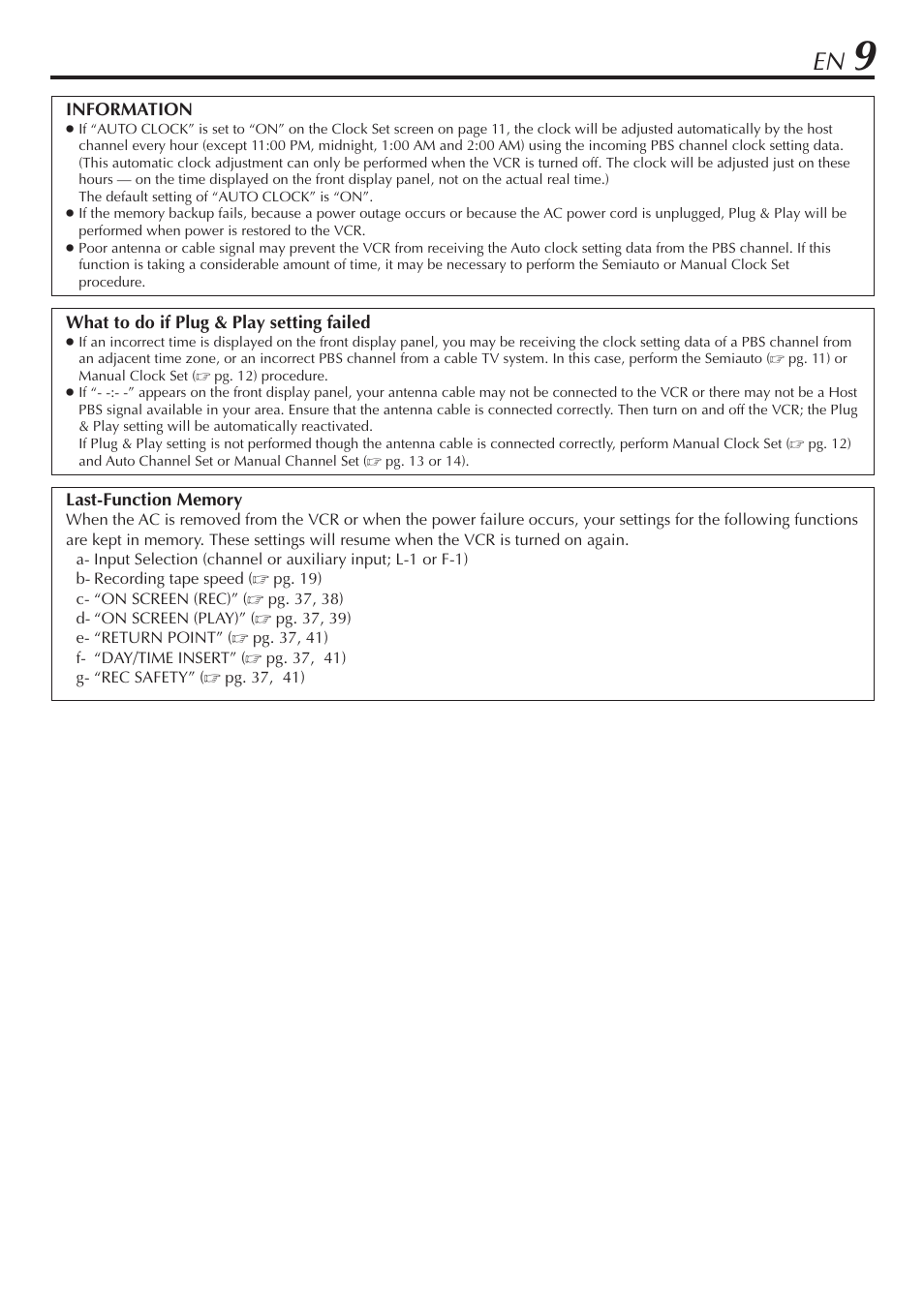 JVC SR-V10U User Manual | Page 9 / 64