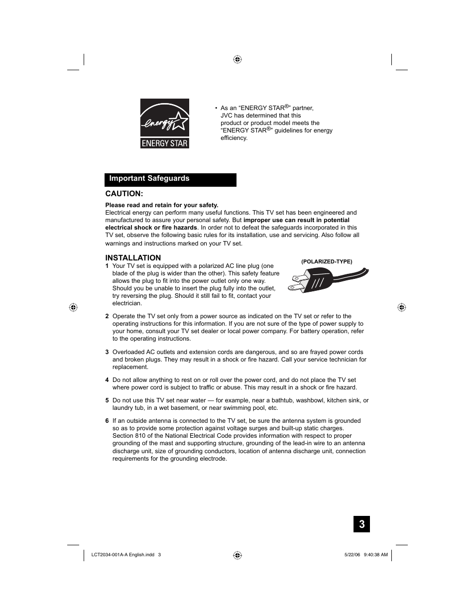 JVC AV 30W777 User Manual | Page 3 / 72