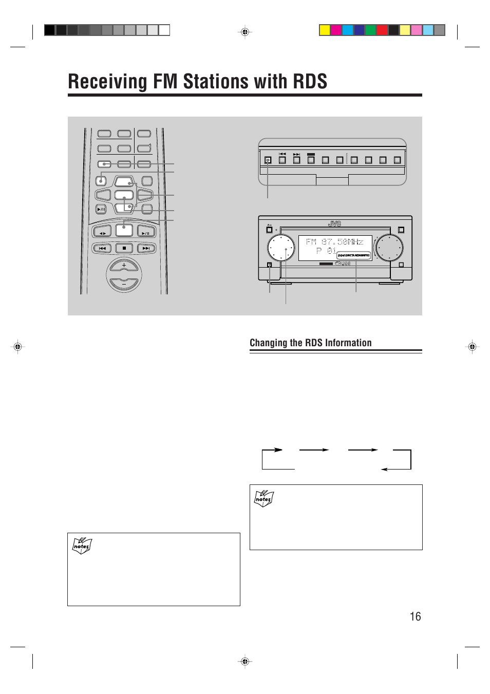 Receiving fm stations with rds, Changing the rds information, Preset channel number) | JVC XT-UXG66R User Manual | Page 19 / 40