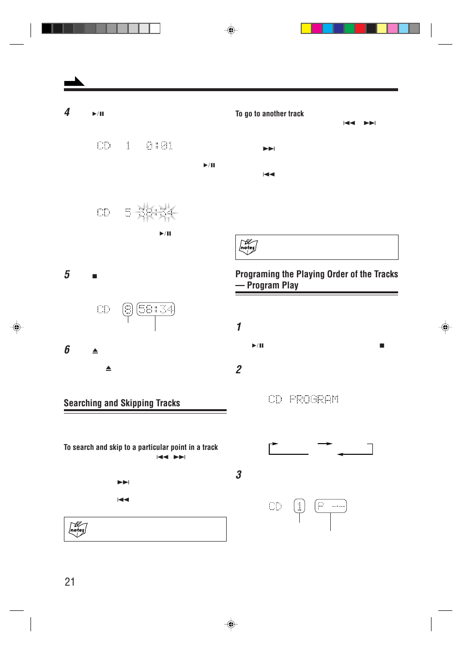 Searching and skipping tracks | JVC XT-UXG66R User Manual | Page 24 / 40