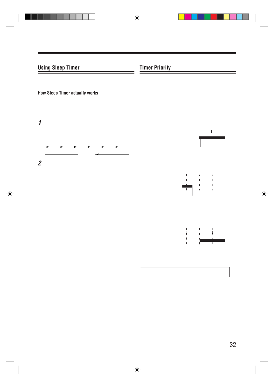 Timer priority, Using sleep timer | JVC XT-UXG66R User Manual | Page 35 / 40