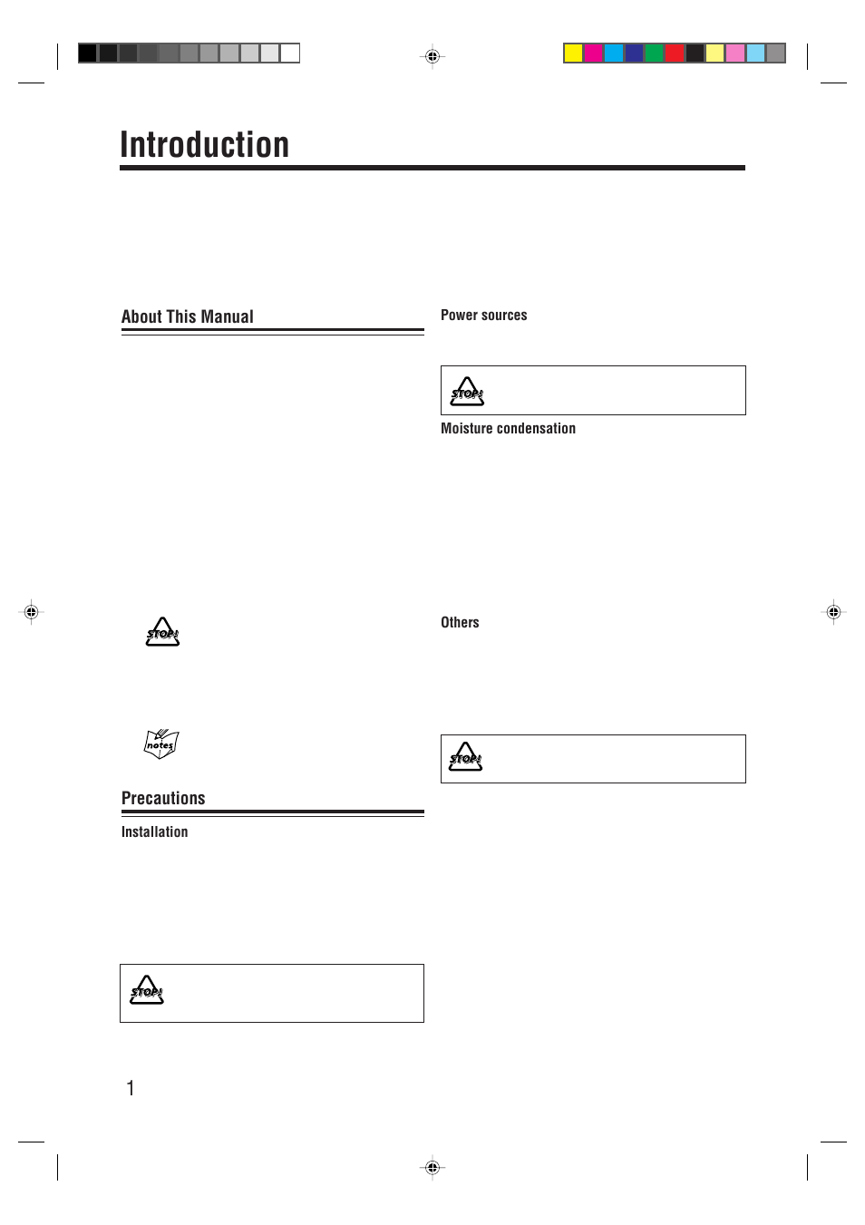 Introduction, About this manual, Precautions | JVC XT-UXG66R User Manual | Page 4 / 40