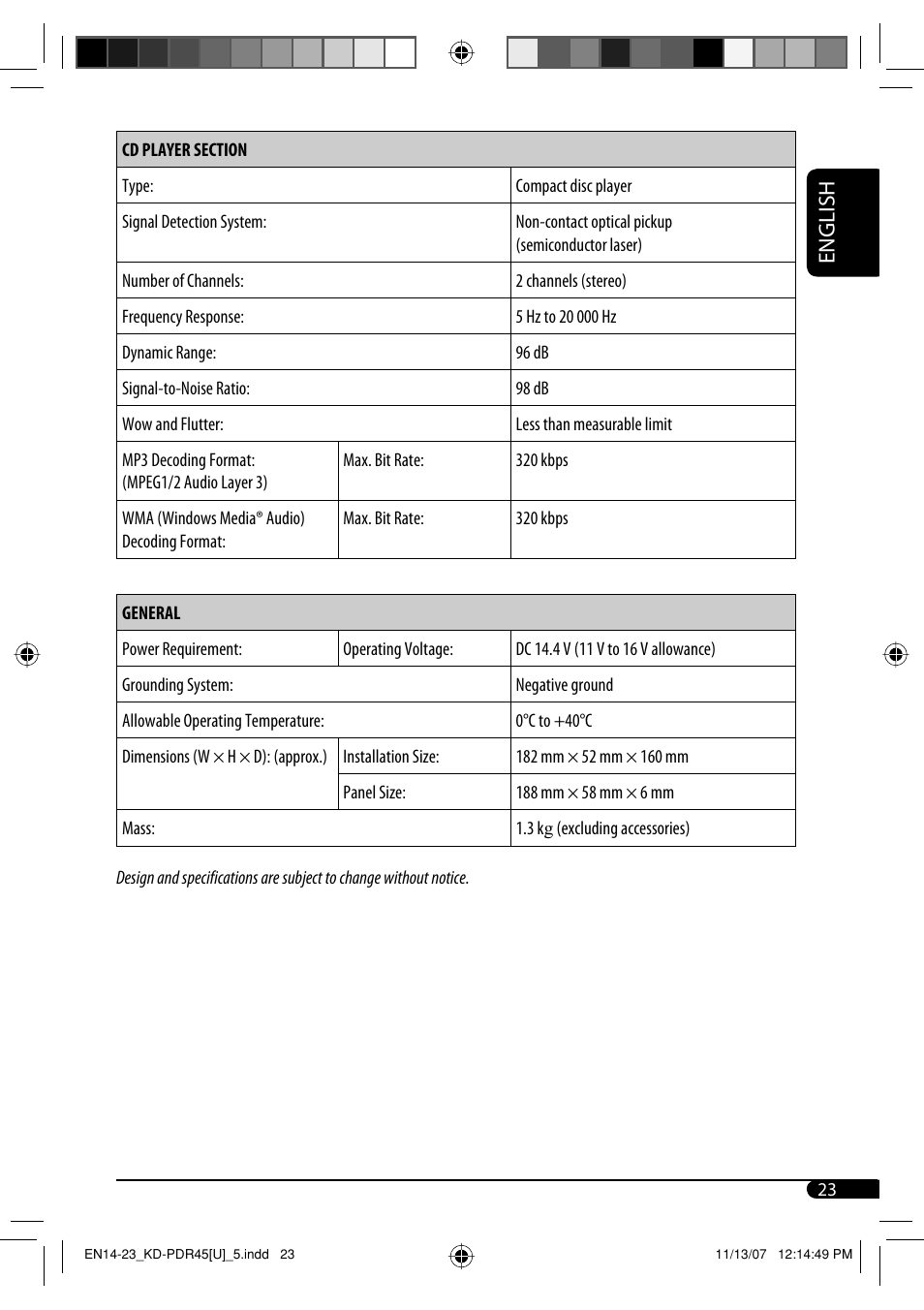 English | JVC GET0483-001A User Manual | Page 107 / 138