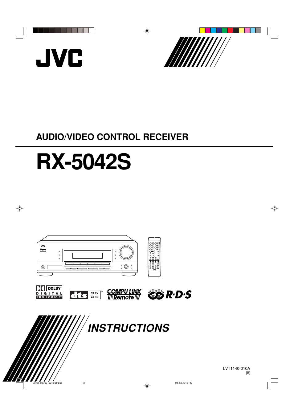 JVC RX-5042S  EN User Manual | 40 pages