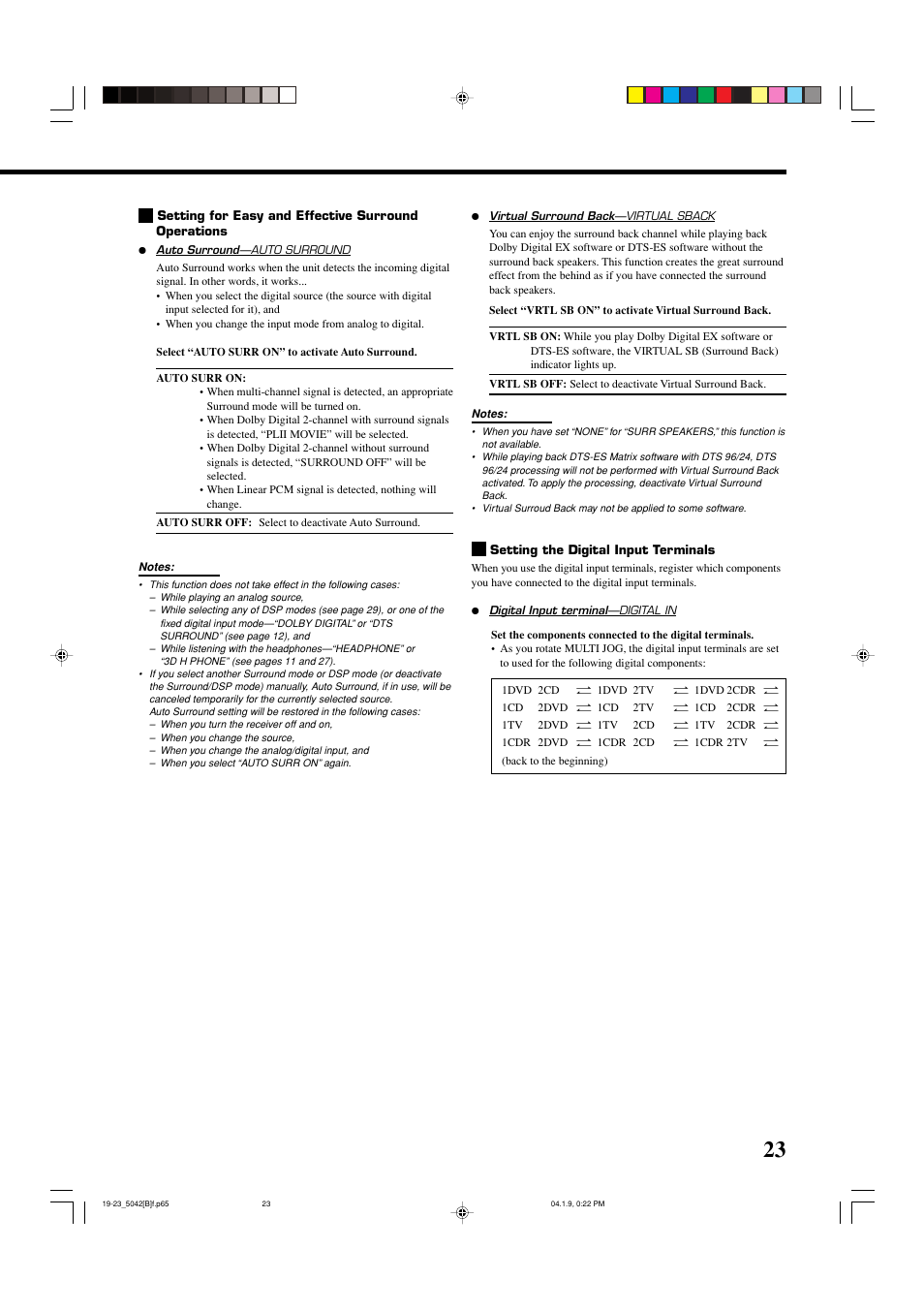 JVC RX-5042S  EN User Manual | Page 27 / 40