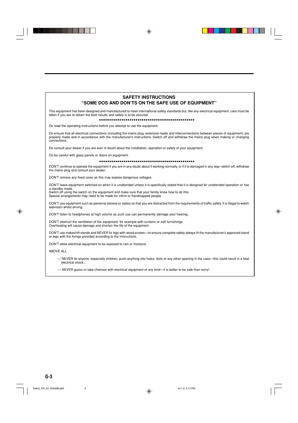 JVC RX-5042S  EN User Manual | Page 4 / 40