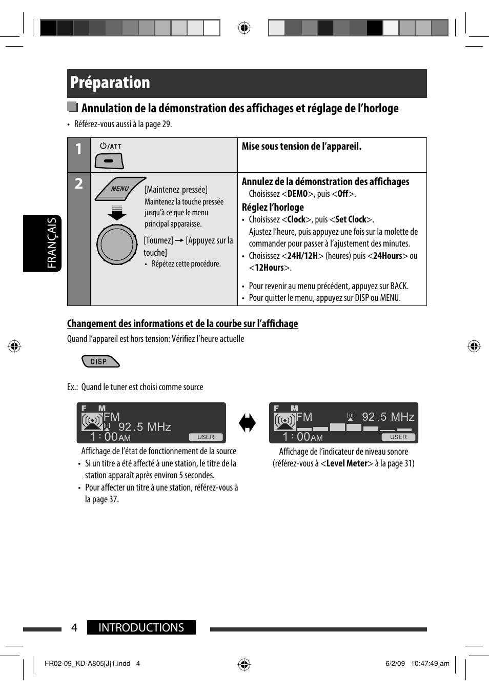 Préparation | JVC CD Receiver KD-R800 User Manual | Page 104 / 151