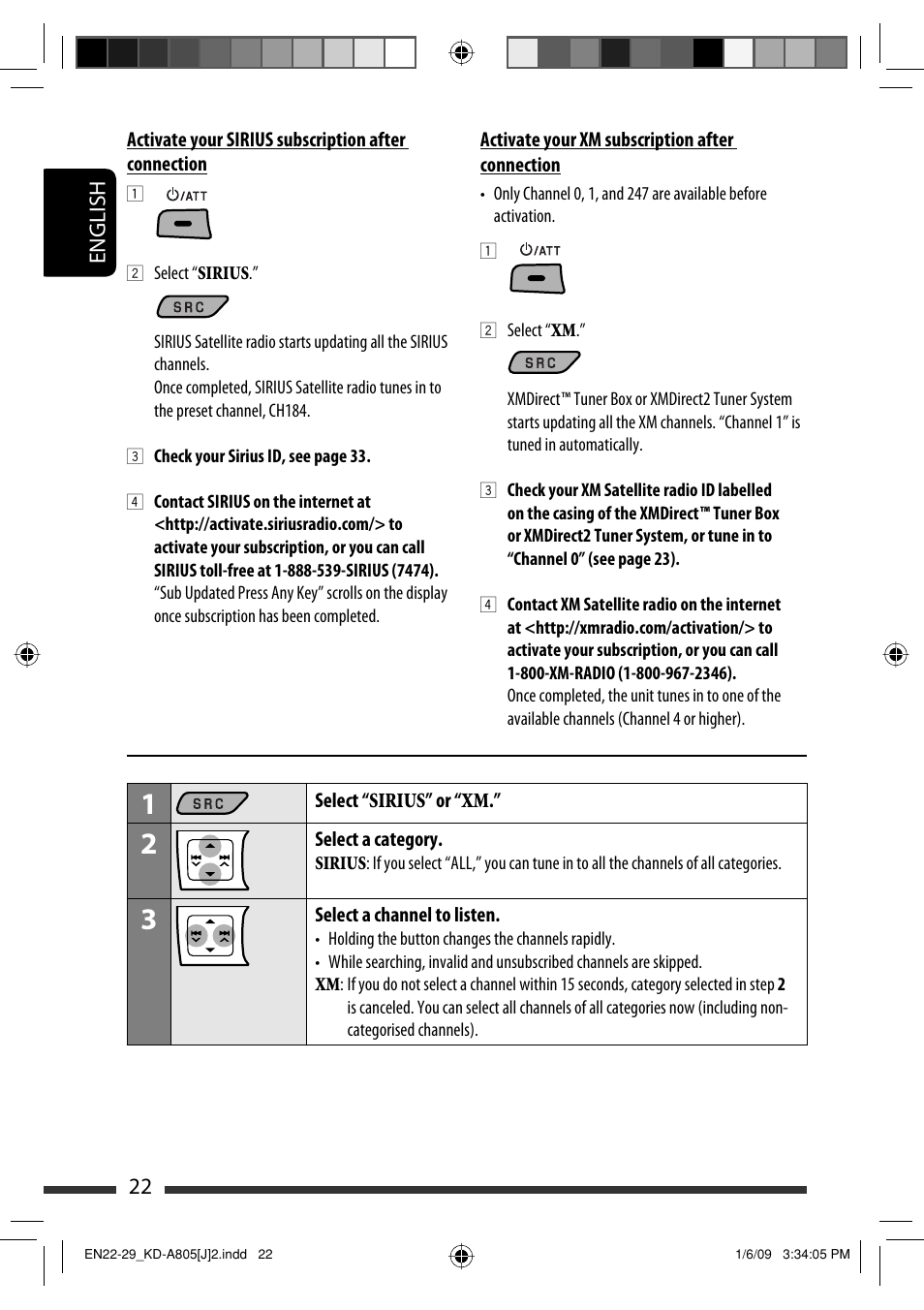 English 22 | JVC CD Receiver KD-R800 User Manual | Page 22 / 151