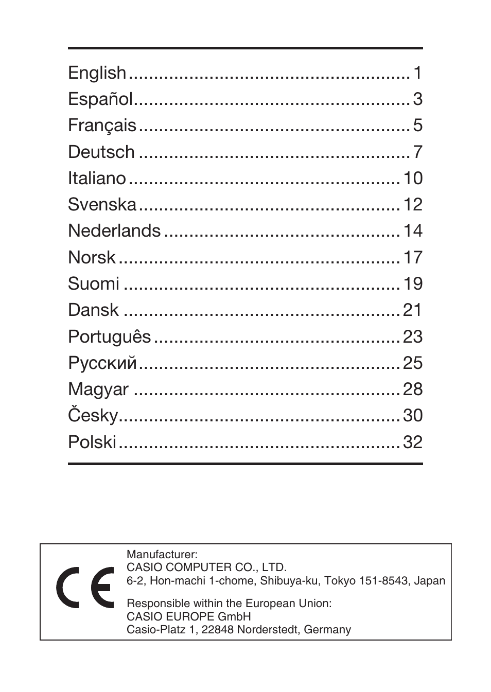 Casio MJ-100TG User Manual | Page 2 / 67