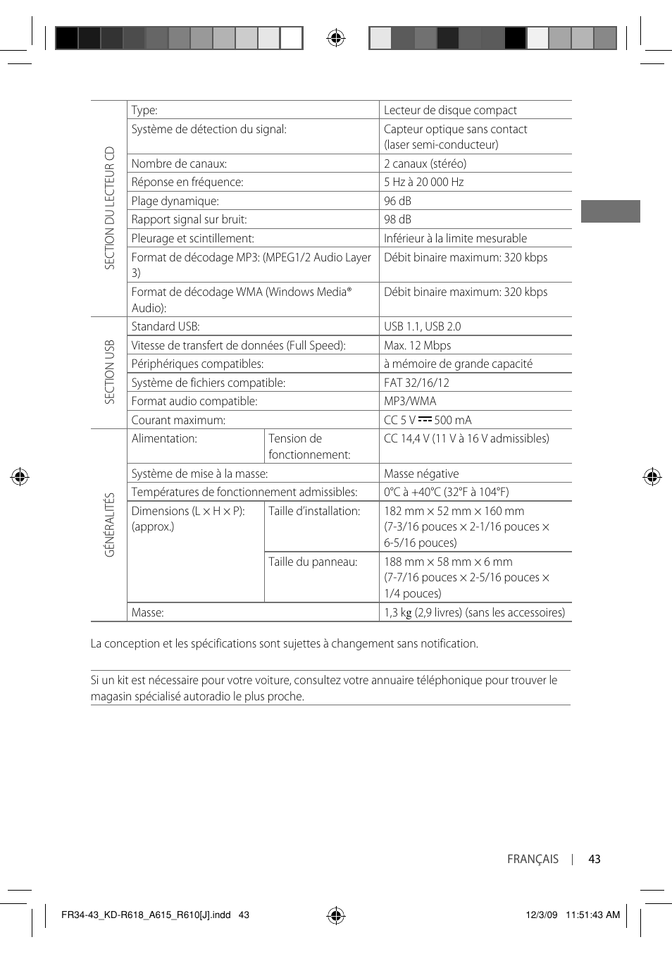 JVC KD-A615 User Manual | Page 127 / 131