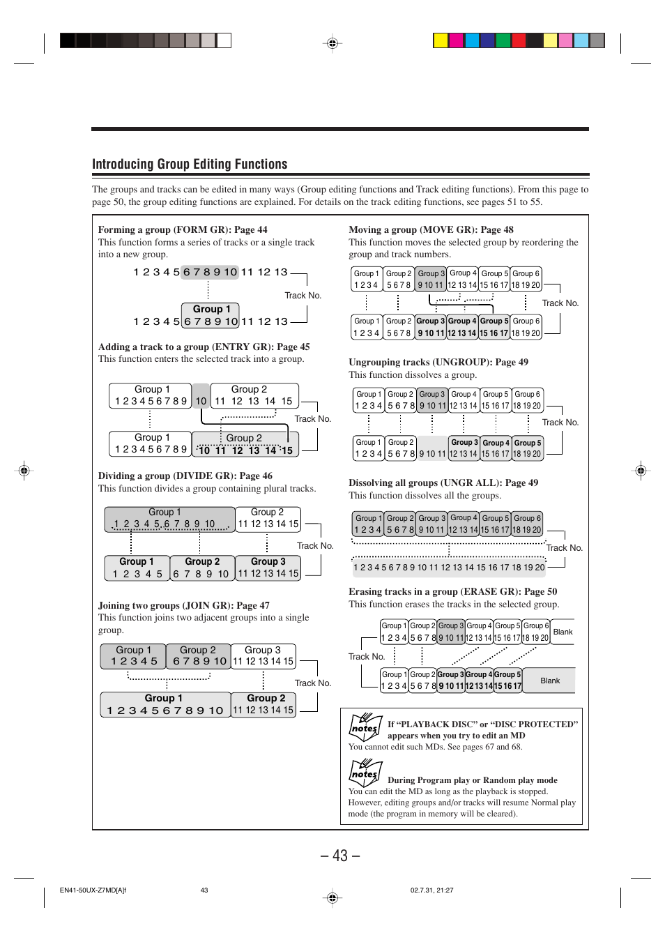 Introducing group editing functions | JVC 0802MWMMDWJEM User Manual | Page 46 / 74