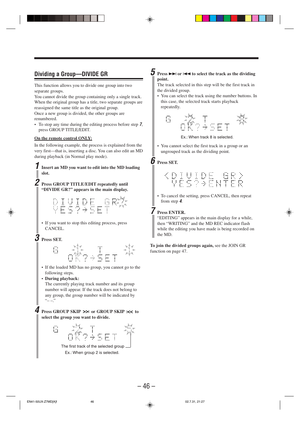 JVC 0802MWMMDWJEM User Manual | Page 49 / 74