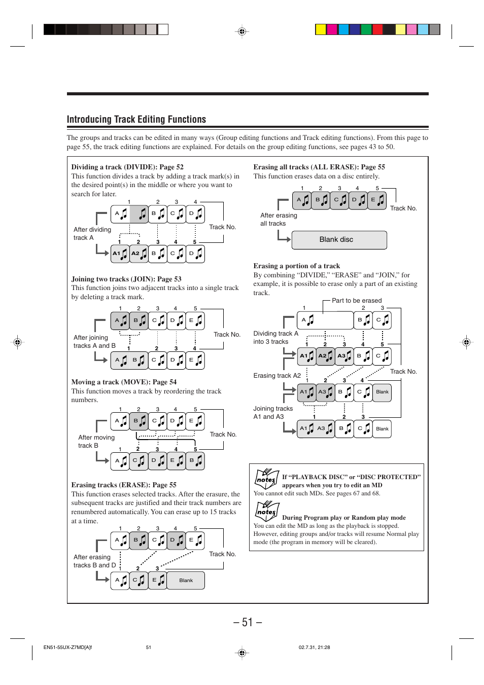 Introducing track editing functions | JVC 0802MWMMDWJEM User Manual | Page 54 / 74