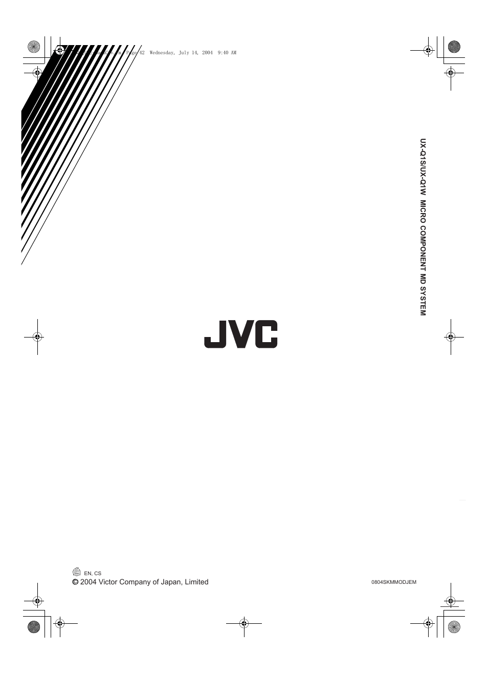 JVC CA-UXQ1S User Manual | Page 52 / 52