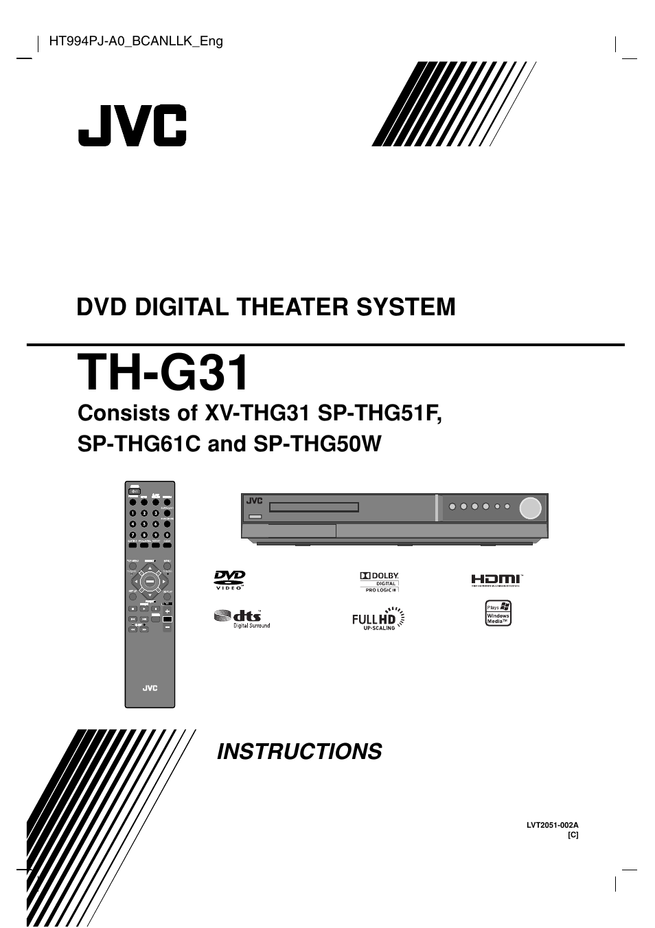 JVC LVT2051-002A User Manual | 28 pages