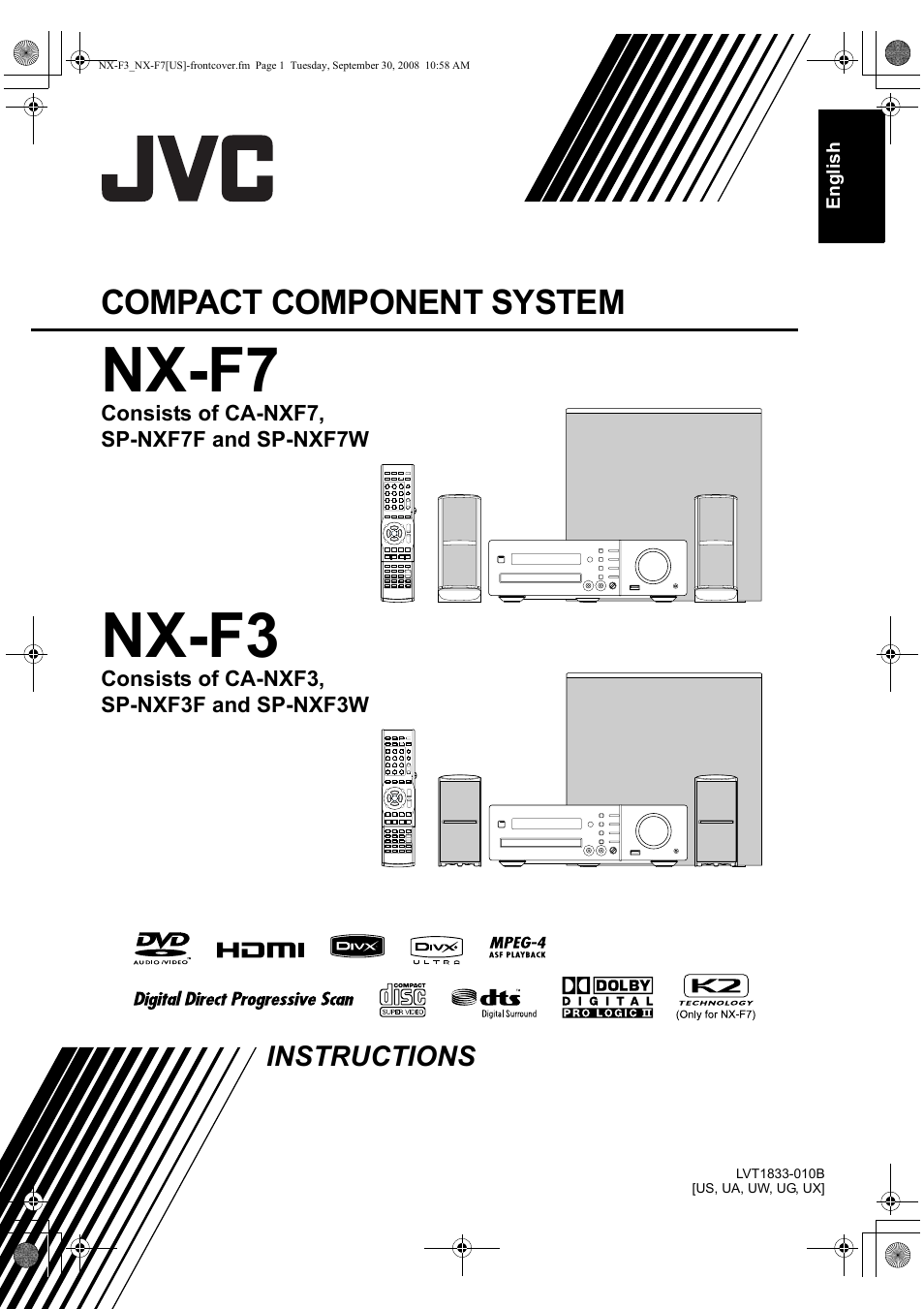 JVC CA-NXF7 User Manual | 76 pages