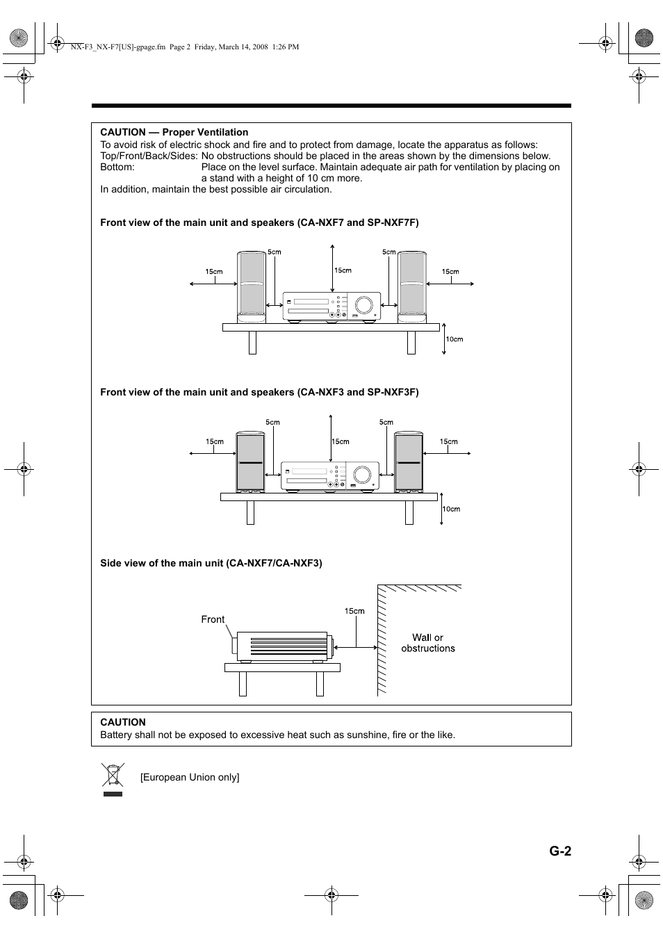 JVC CA-NXF7 User Manual | Page 3 / 76