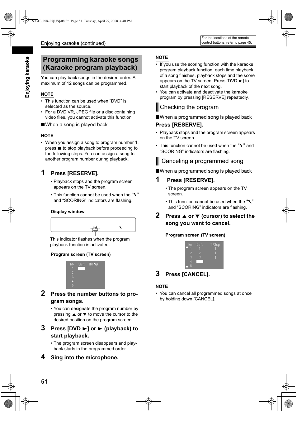 JVC CA-NXF7 User Manual | Page 54 / 76