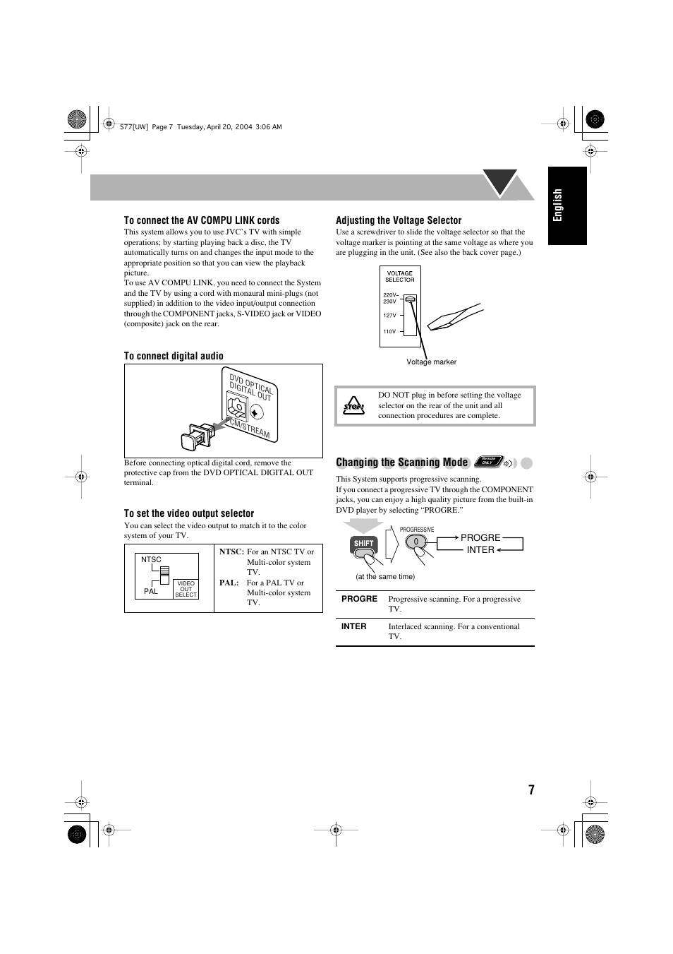 JVC UX-S77 User Manual | Page 11 / 155