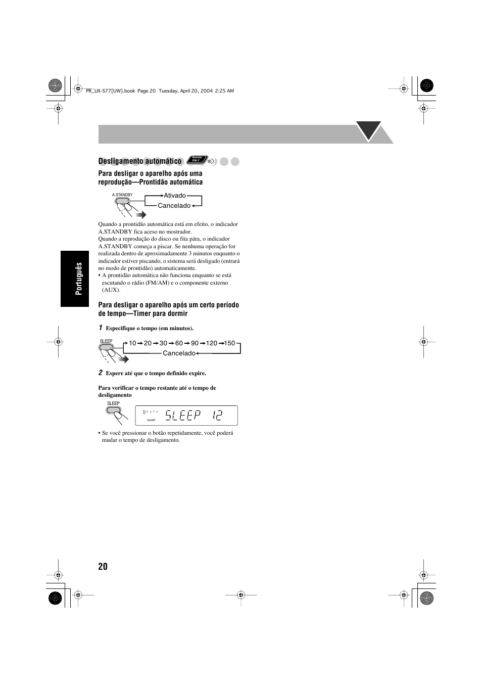 JVC UX-S77 User Manual | Page 124 / 155
