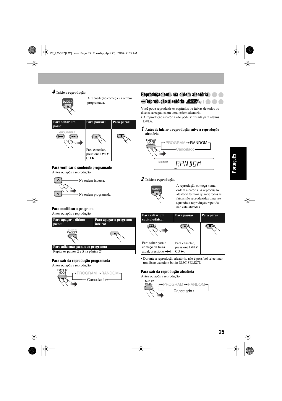 JVC UX-S77 User Manual | Page 129 / 155