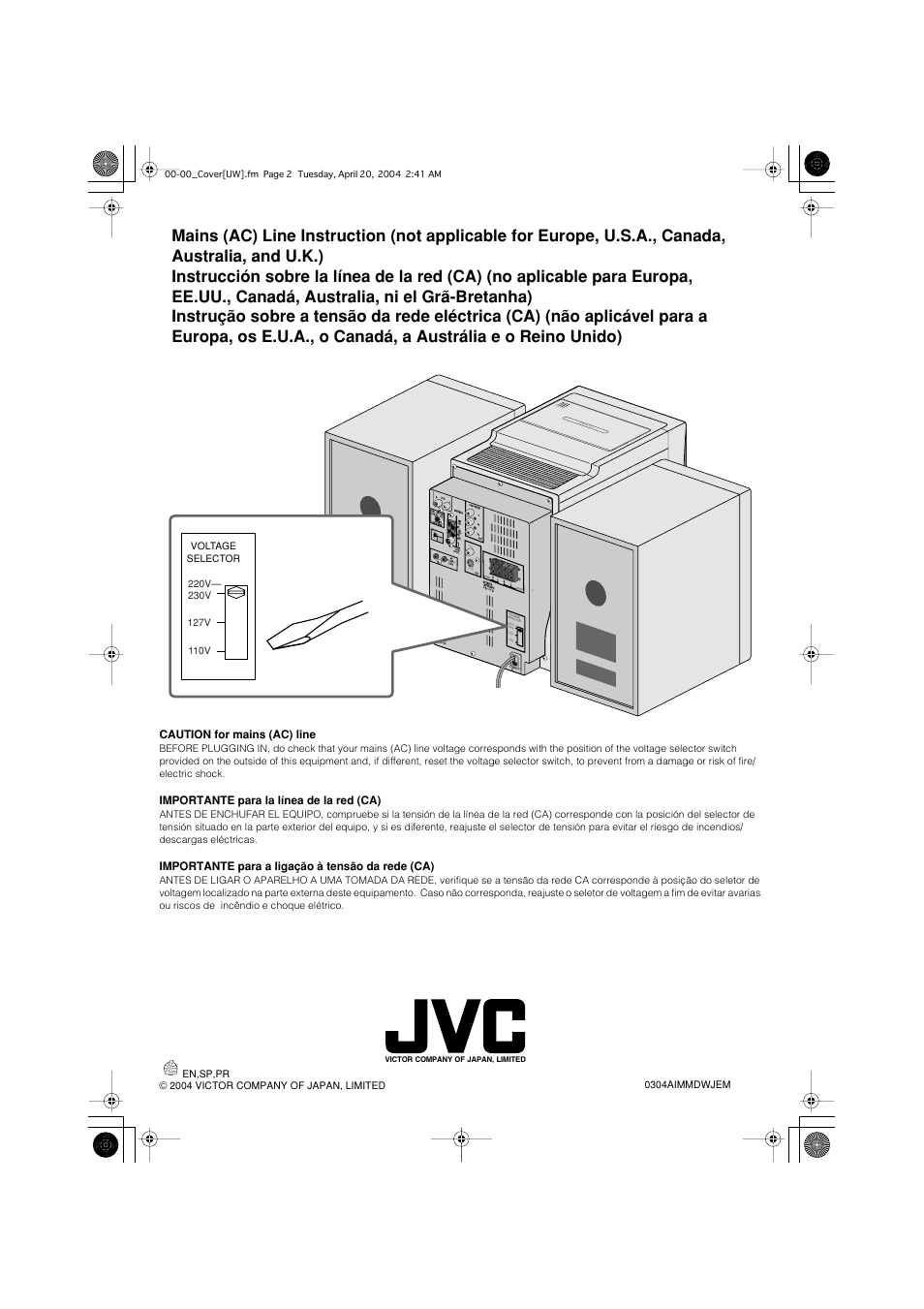 S-video video, Video out sele cter, Pu sh o pen au to re ve rs e | JVC UX-S77 User Manual | Page 155 / 155