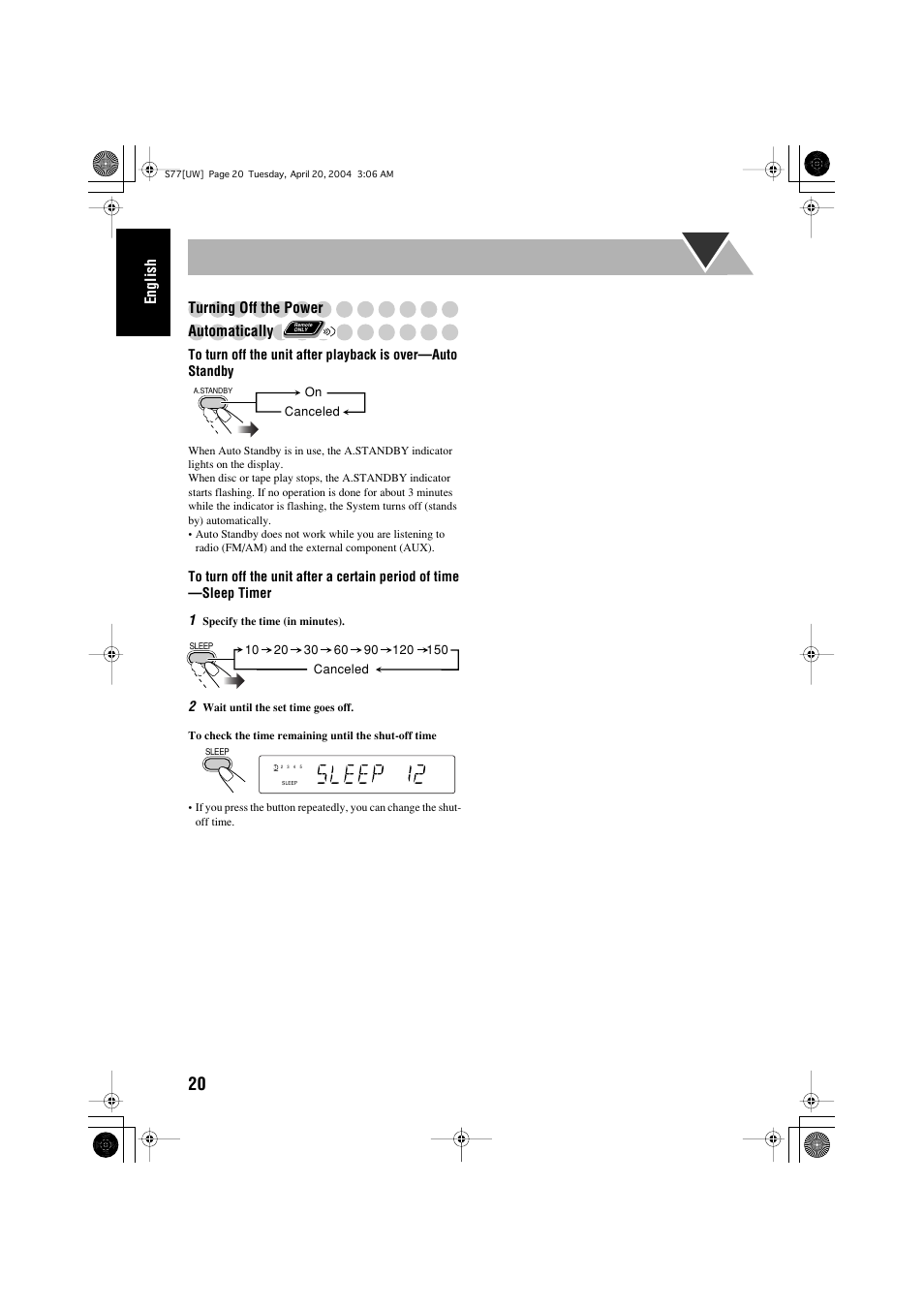JVC UX-S77 User Manual | Page 24 / 155