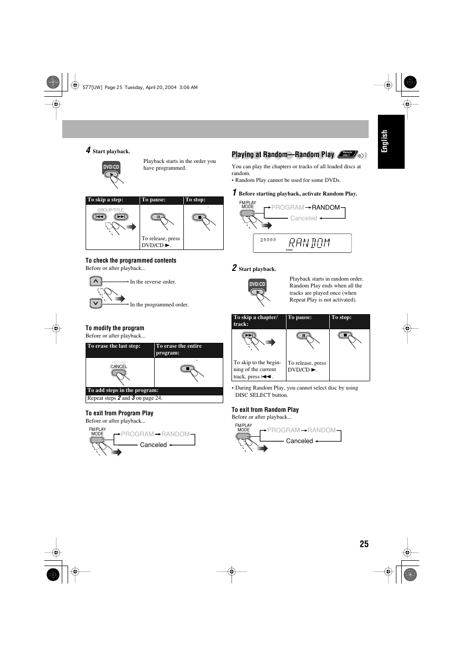 JVC UX-S77 User Manual | Page 29 / 155