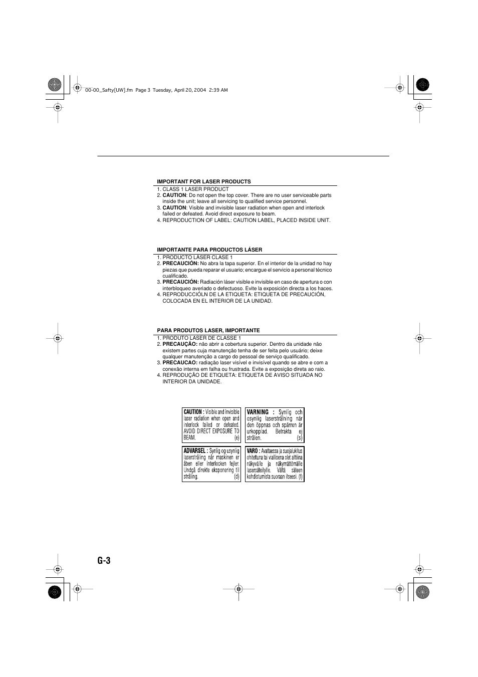JVC UX-S77 User Manual | Page 4 / 155