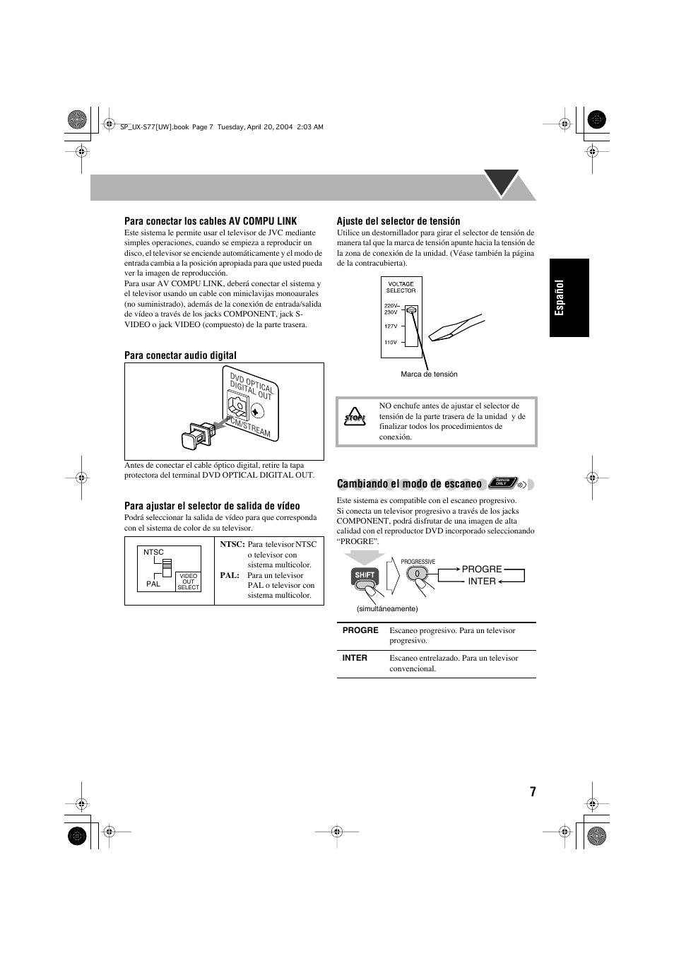 JVC UX-S77 User Manual | Page 61 / 155