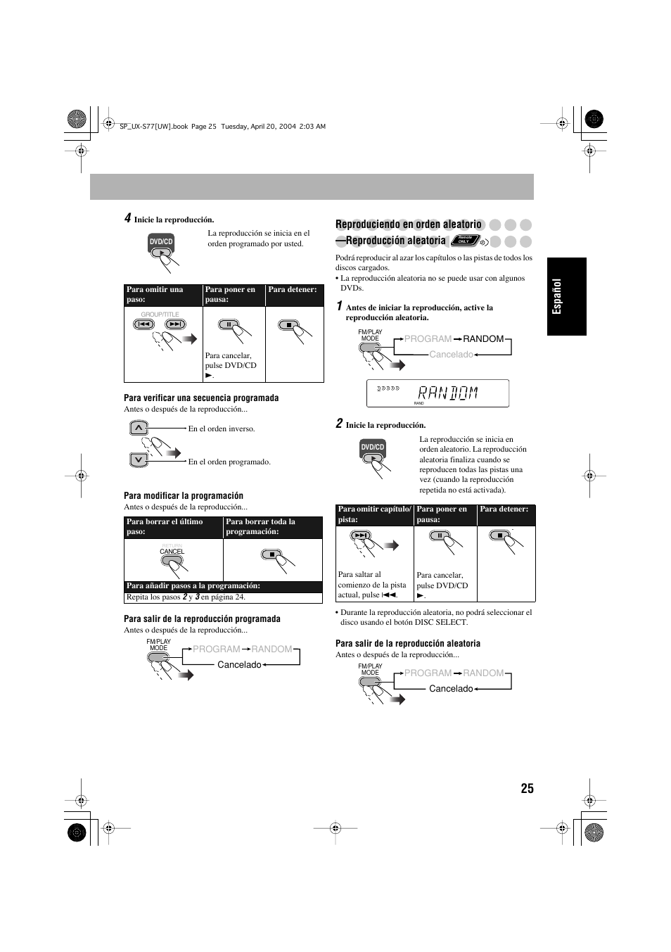 JVC UX-S77 User Manual | Page 79 / 155