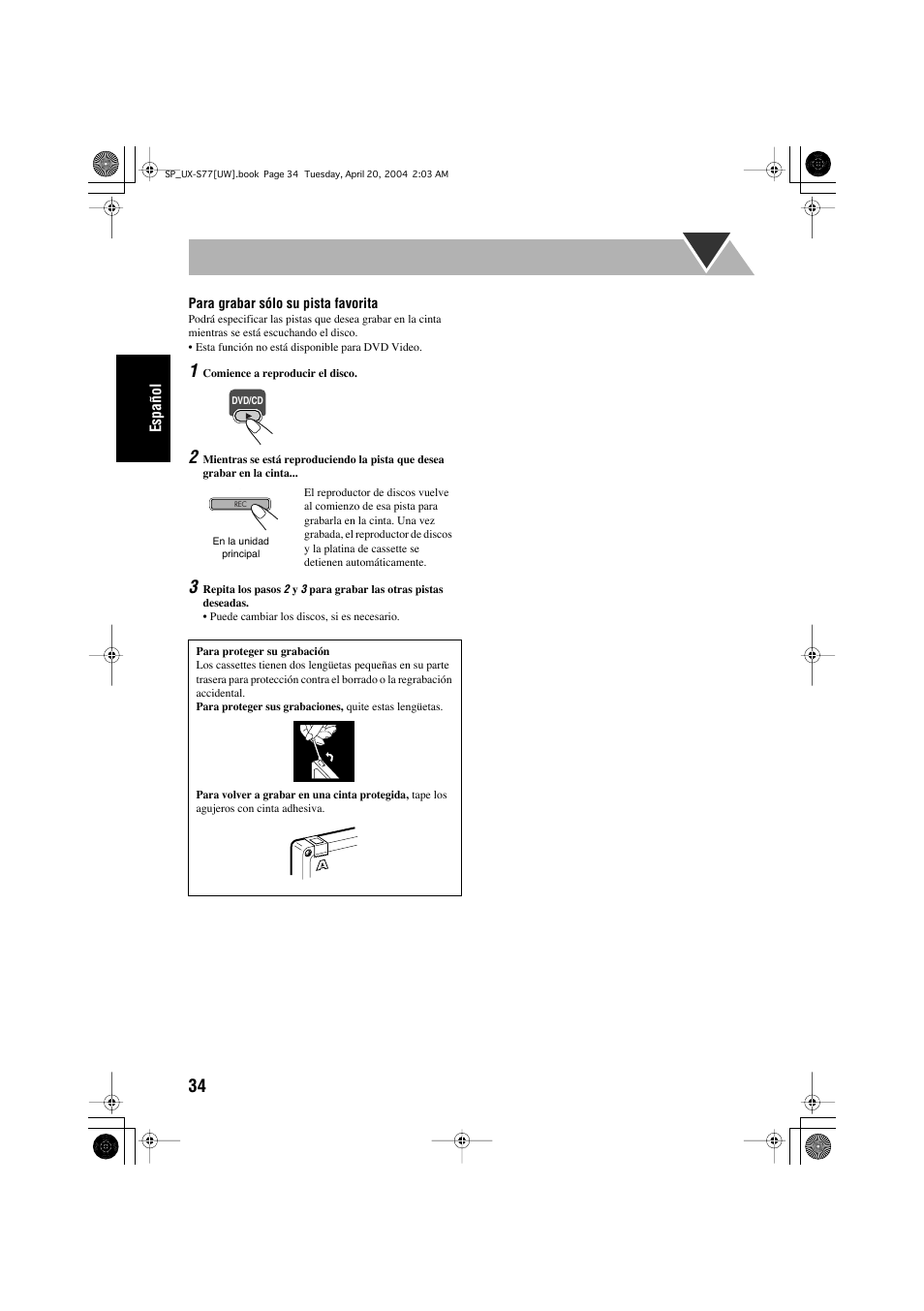JVC UX-S77 User Manual | Page 88 / 155