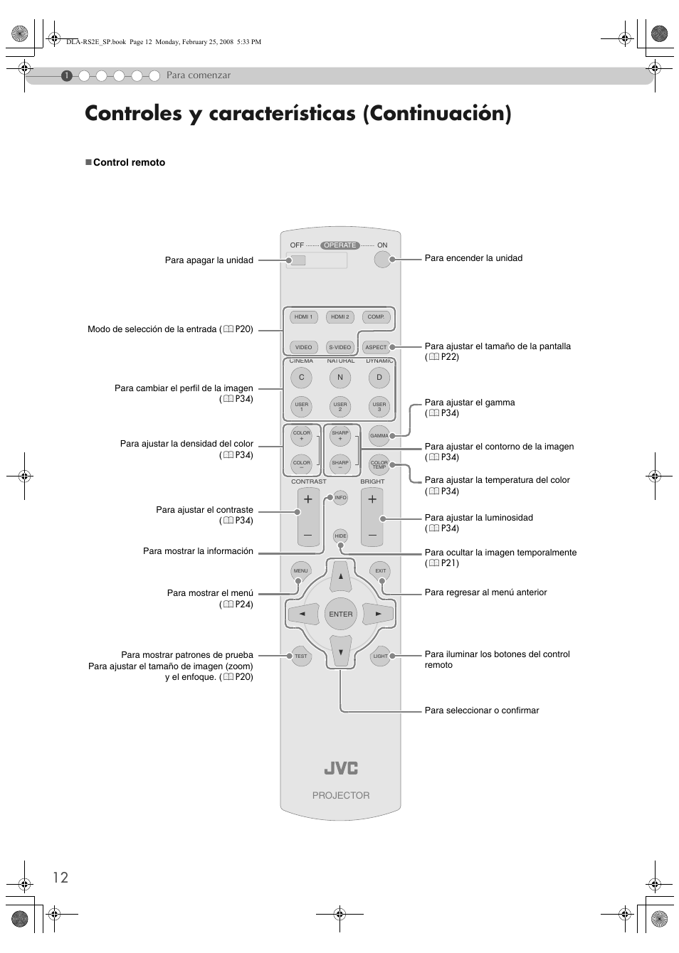 Controles y características (continuación) | JVC LCT2441-001B User Manual | Page 120 / 162