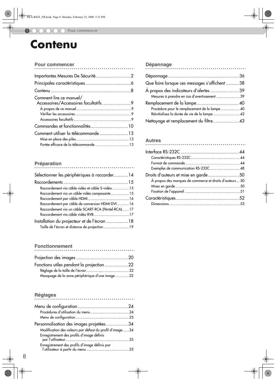 Contenu | JVC LCT2441-001B User Manual | Page 62 / 162