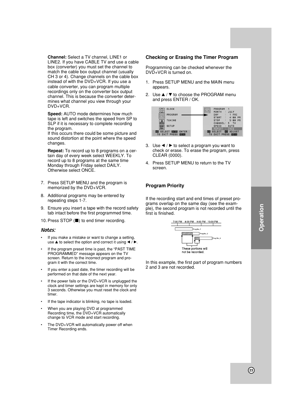 Operation | JVC HR-XVC19SUS User Manual | Page 23 / 42