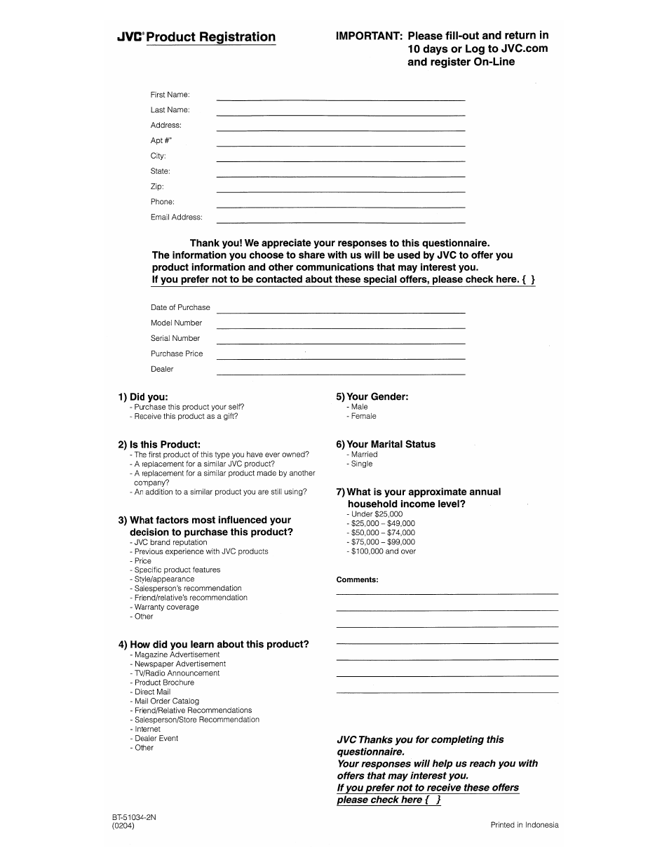 JVC HR-XVC19SUS User Manual | Page 41 / 42