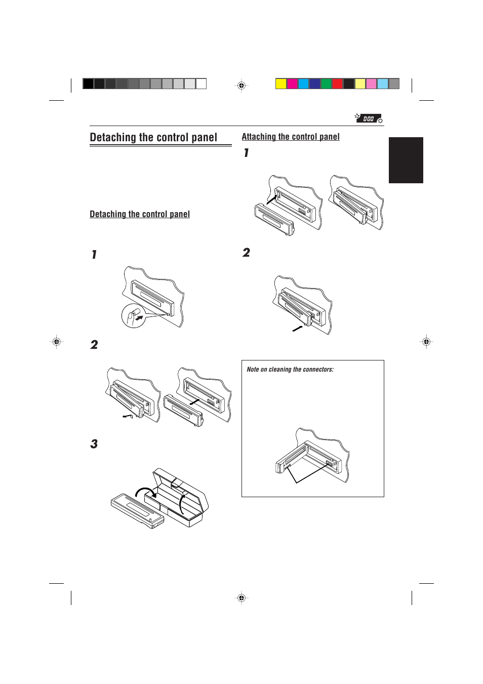 Detaching the control panel | JVC KD-S785 User Manual | Page 27 / 31