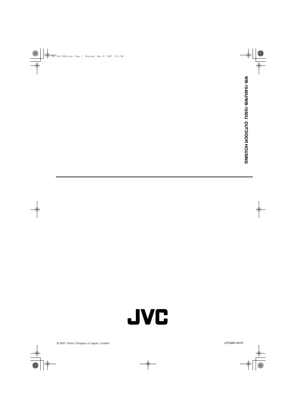 Back | JVC WB-1540U User Manual | Page 16 / 16