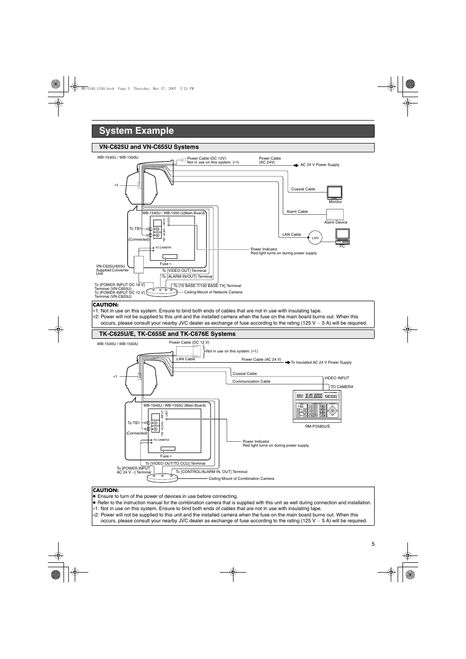 System example | JVC WB-1540U User Manual | Page 5 / 16