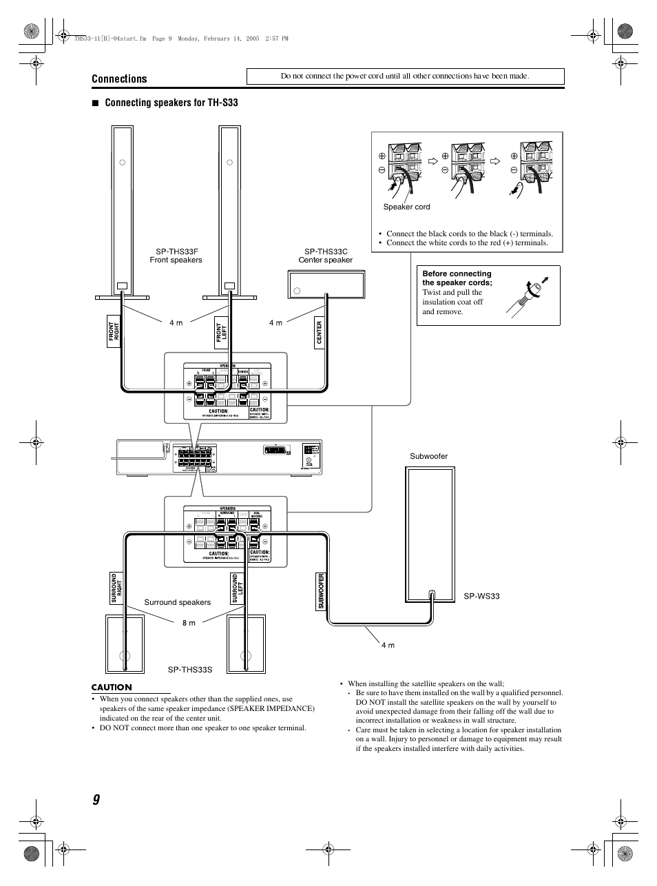 JVC SP-THS11F User Manual | Page 12 / 43