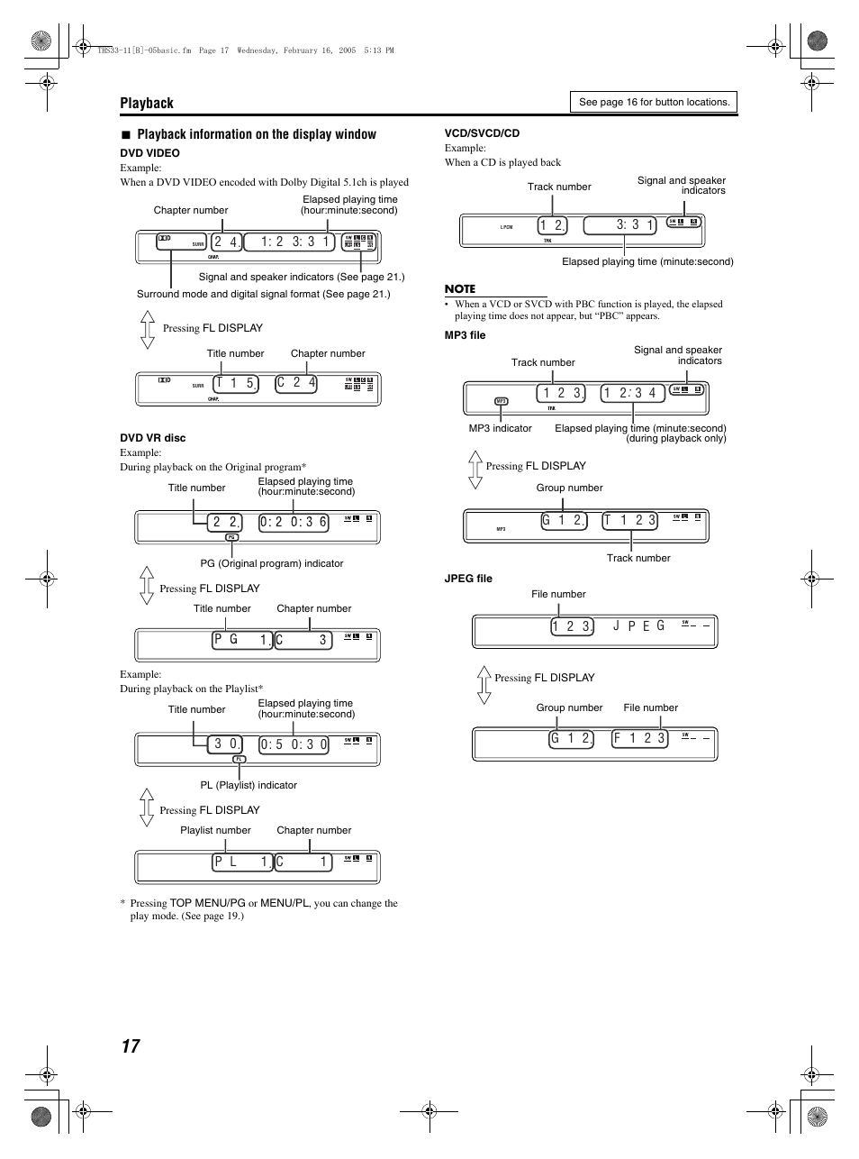 JVC SP-THS11F User Manual | Page 20 / 43