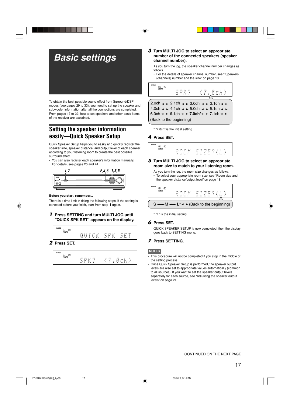 Basic settings | JVC LVT1321-010C User Manual | Page 19 / 45