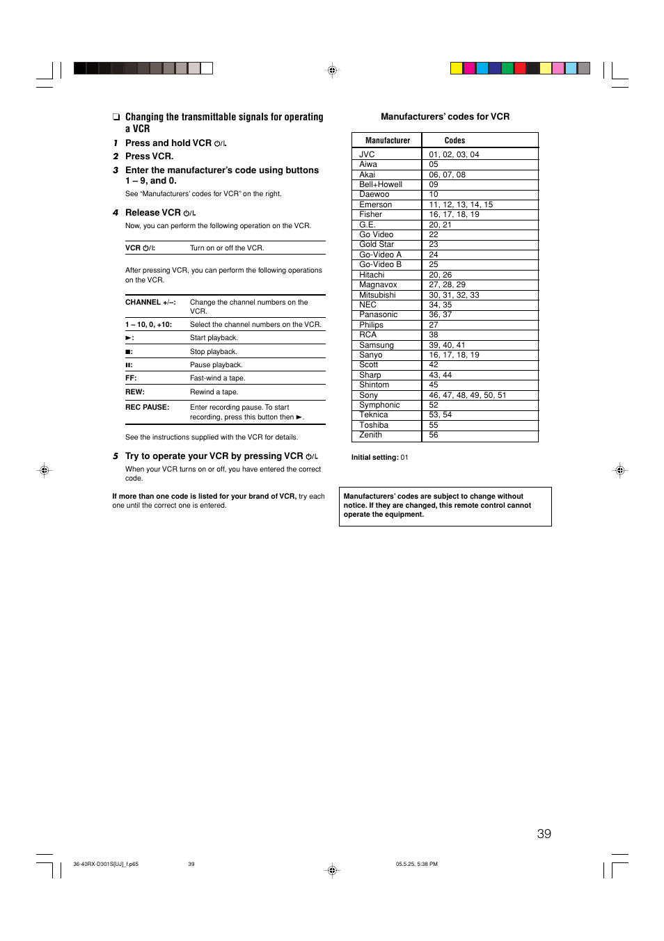 JVC LVT1321-010C User Manual | Page 41 / 45