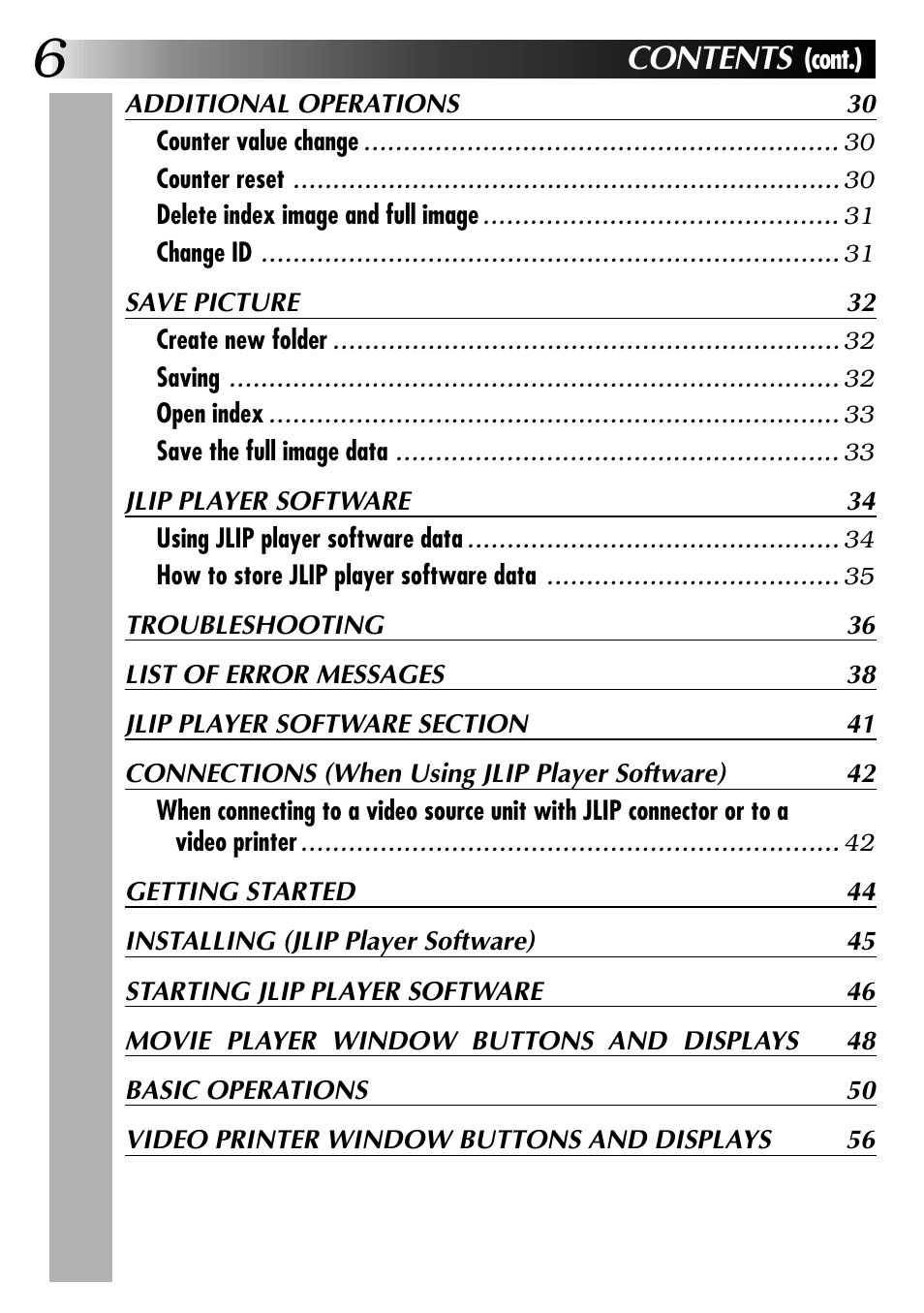 JVC 0397MKV*UN*SN User Manual | Page 6 / 68