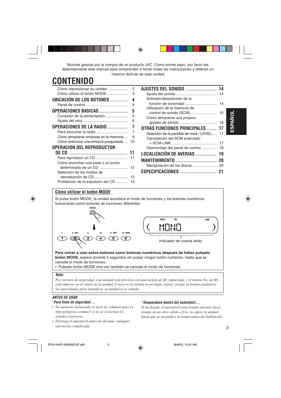 JVC KD-S6060 User Manual | Page 23 / 82