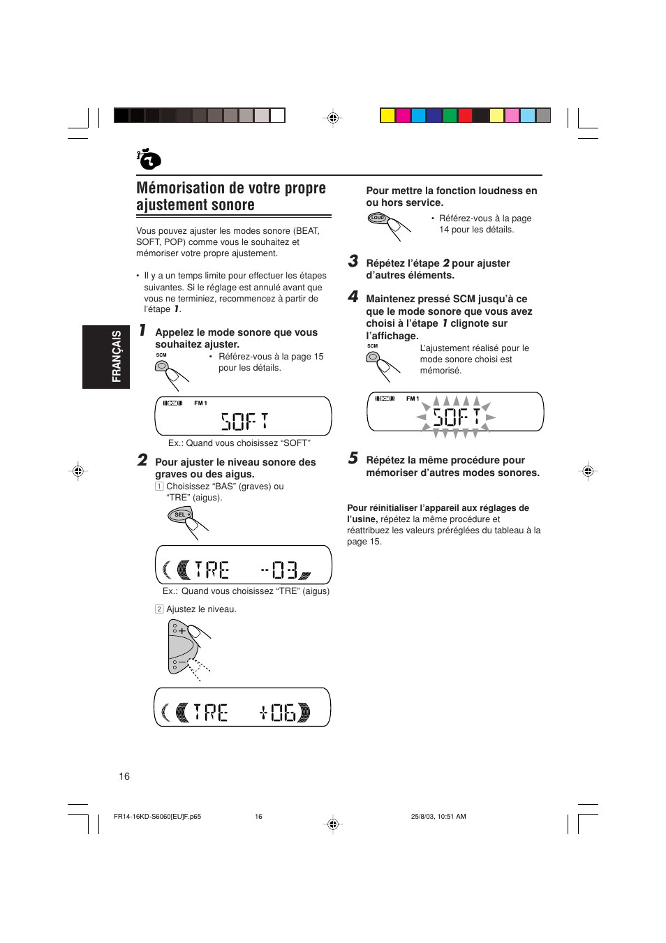 Mémorisation de votre propre ajustement sonore | JVC KD-S6060 User Manual | Page 56 / 82