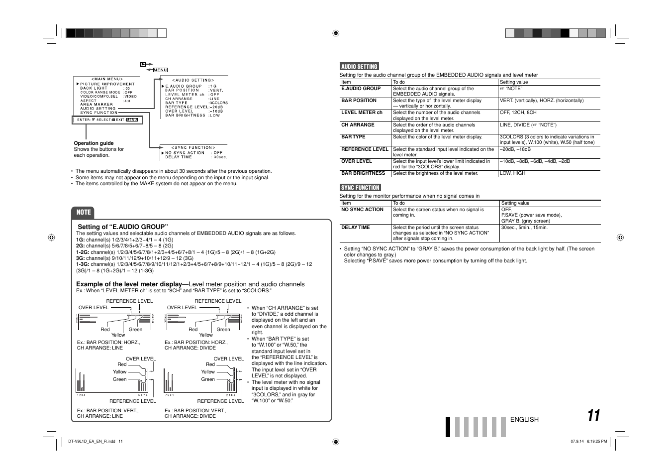 JVC DT-V9L1D User Manual | Page 11 / 18