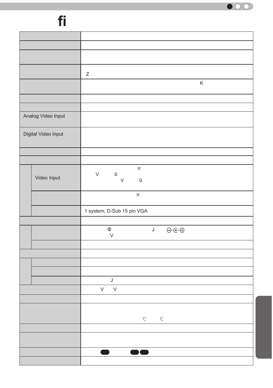 Specifications, Others | JVC D-ILA DLA-RS60 User Manual | Page 73 / 78