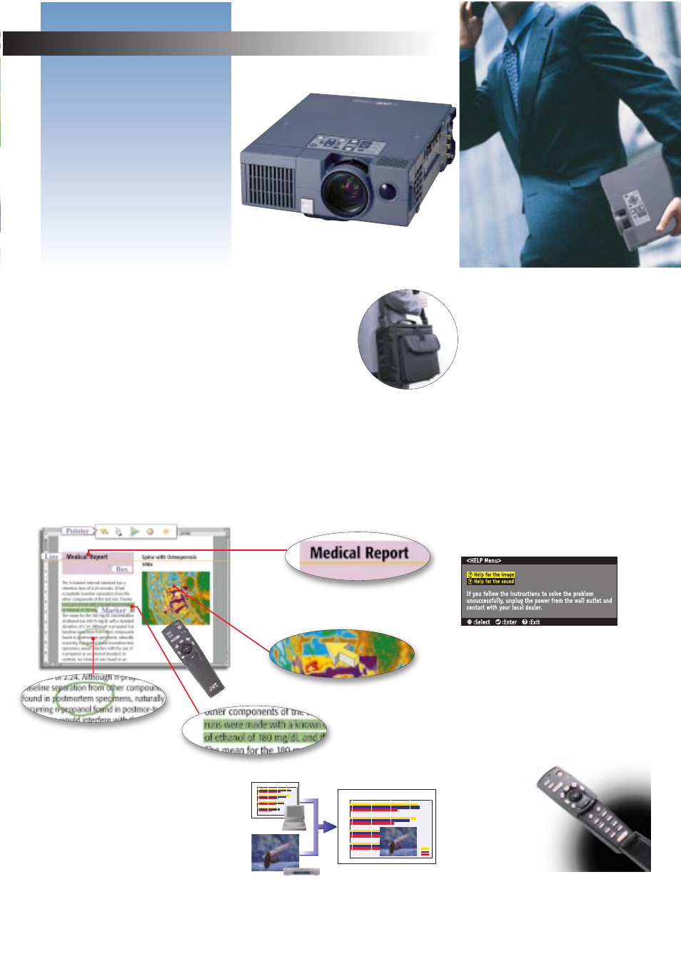 Tion performance where you are, Lx-d1010, Lcd data projector | Ansi lumens | JVC LX-D1020 User Manual | Page 3 / 4